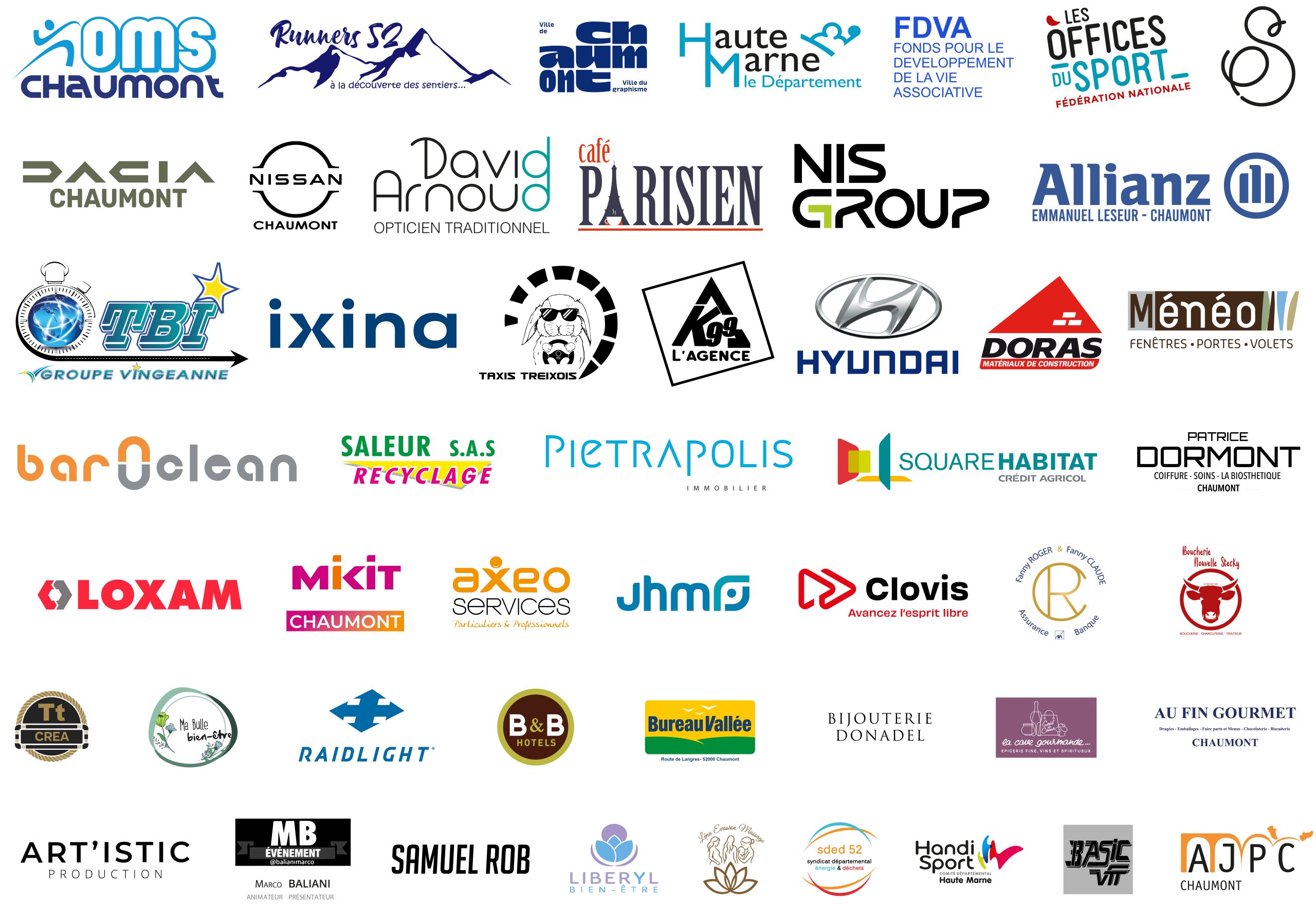 Partenaires site Urban Trail 2026